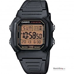 Ceas original Casio SPORT W-800HG-9AVES Baterie 10 ani imagine mica