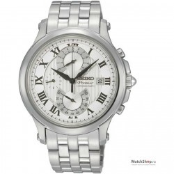 Ceas original Seiko PREMIER SPC065P1 Cronograf Retrograd imagine mica