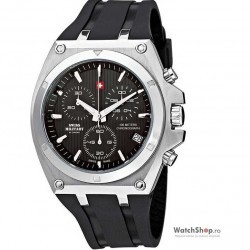 Ceas original Swiss Military by CHRONO 20083ST-1RUB Cronograf imagine mica