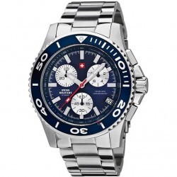 Ceas original Swiss Military by CHRONO 20084ST-6M Cronograf imagine mica