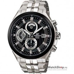 Ceas original Casio EDIFICE EF-556D-1AV Dual-disk Cronograf imagine mica