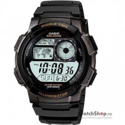 Ceas original Casio SPORT AE-1000W-1AVSDF Baterie 10 ani imagine mica