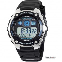 Ceas original Casio SPORT AE-2000W-1AVEF Baterie 10 ani imagine mica