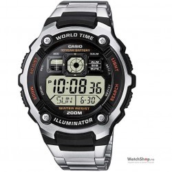 Ceas original Casio SPORT AE-2000WD-1AVEF Baterie 10 ani imagine mica