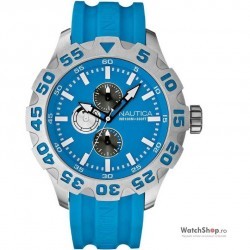 Ceas original Nautica BFD 100 Maritime A15579G Diver Multi-function imagine mica
