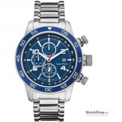 Ceas original Nautica NCT 402 A24534G Chrono imagine mica
