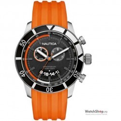 Ceas original Nautica NSR 08 A17586G Chrono Panoramadatum imagine mica