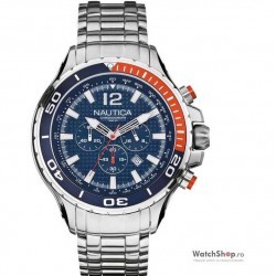 Ceas original Nautica NST 02 MULTI A26535G Cronograf imagine mica