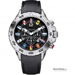 Ceas original Nautica NST CHRONO FLAG A24520G imagine mica