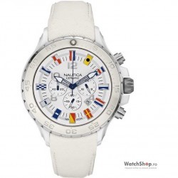 Ceas original Nautica SIGNAL FLAG A43508G Chrono imagine mica