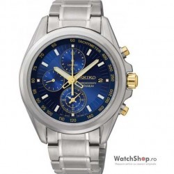 Ceas original Seiko SPORTS SNDE59P1 Cronograf imagine mica