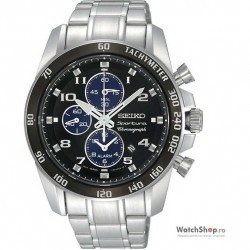 Ceas original Seiko SPORTURA SNAE63P1 Cronograf imagine mica