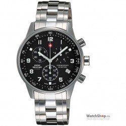 Ceas original Swiss Military by Chrono 20042ST-1M Cronograf imagine mica