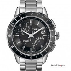 Ceas original Timex SL-SERIES T2N498 Fly Back Intelligent Quartz imagine mica