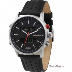 Ceas original Lambretta AVANTI 2112bla Leather Black imagine mica