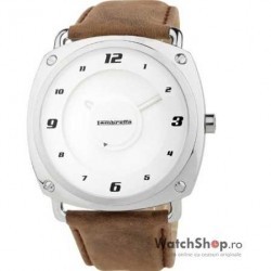 Ceas original Lambretta BRUNORI 2074bro Leather Brown imagine mica