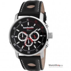 Ceas original Lambretta IMOLA 2151bla Leather Black imagine mica