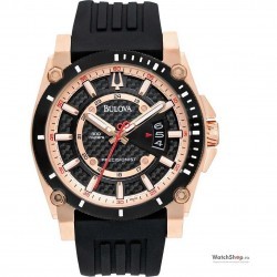Ceas original Bulova PRECISIONIST 98B152 Champlain Cronograf imagine mica