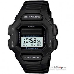 Ceas original Casio SPORT HDD-S100-1AVDF Solar Powered imagine mica