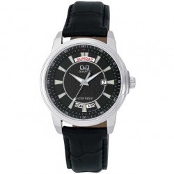 Ceas Q&Q Leather A184J302Y imagine mica
