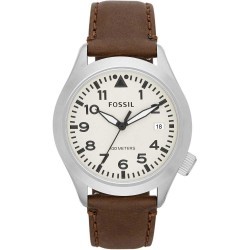 Ceas Fossil The Aeroflite Three-Hand Leather AM4514 imagine mica