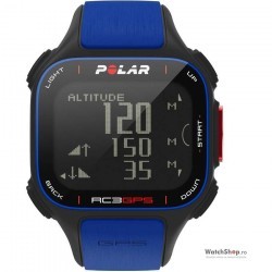 Ceas Polar MULTISPORT RC3 GPS BLUE imagine mica