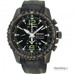 Ceas Seiko SPORTURA SNAE97P1 Cronograf imagine mica