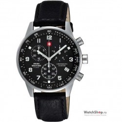 Ceas Swiss Military by CHRONO 20042ST-1L Cronograf imagine mica
