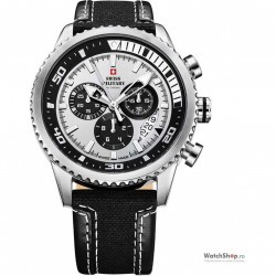 Ceas Swiss Military by CHRONO SM34042.06 Cronograf imagine mica