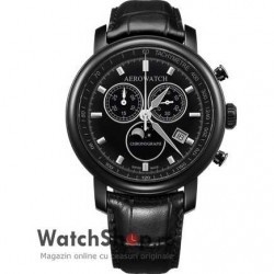 Ceas Aerowatch RENAISSANCE A84936 NO03 Moon Phases Cronograf imagine mica