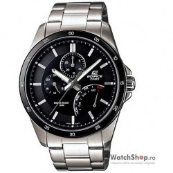Ceas Casio EDIFICE EF-341D-1AVDF Retrograde Dial imagine mica