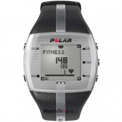 Ceas Polar FITNESS FT7F Black/Silver imagine mica