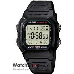 Ceas Casio SPORT W-800H-1AVES Baterie 10 ani imagine mica