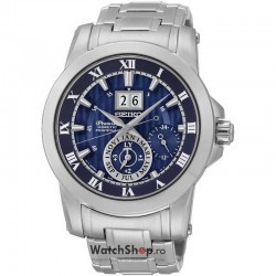 Ceas Seiko PREMIER SNP113P1 Kinetic Perpetual Calendar imagine mica