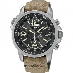 Ceas Seiko SOLAR SSC293P1 Cronograf imagine mica