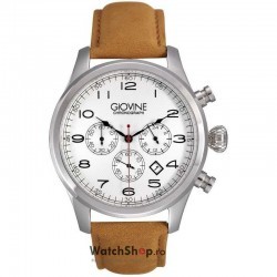 Ceas Giovine MICHELANGELO OGI002/C/L/SS/BN/MR Cronograf imagine mica