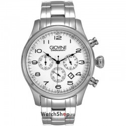 Ceas Giovine MICHELANGELO OGI002/C/MB/SS/BN Cronograf imagine mica