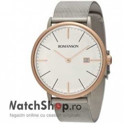 Ceas Romanson CLASSIC TM4267M MC-WH imagine mica