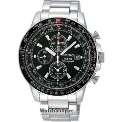 Ceas Seiko SOLAR SSC009P1 Cronograf imagine mica
