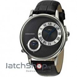 Ceas Romanson CLASSIC TL1212 MW-BK imagine mica